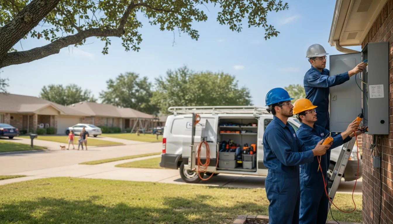 Certified electrician providing emergency electrical services in Guthrie, OK